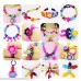 370Pcs Pop Bead Pearl Children Diy Building Blocks Jewelry Accessories Arty Toy Set B for Kids Intelligence Education Toys Gifts B071S1X8F5